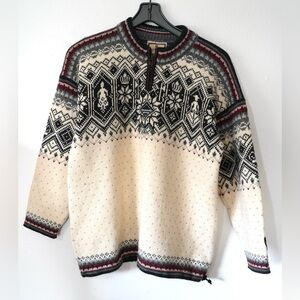 Vtg Dale Of Norway Norge 2000 Traditional Sweater Jumper Pure Wool Men’s Large